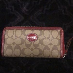 Coach wallet or clutch